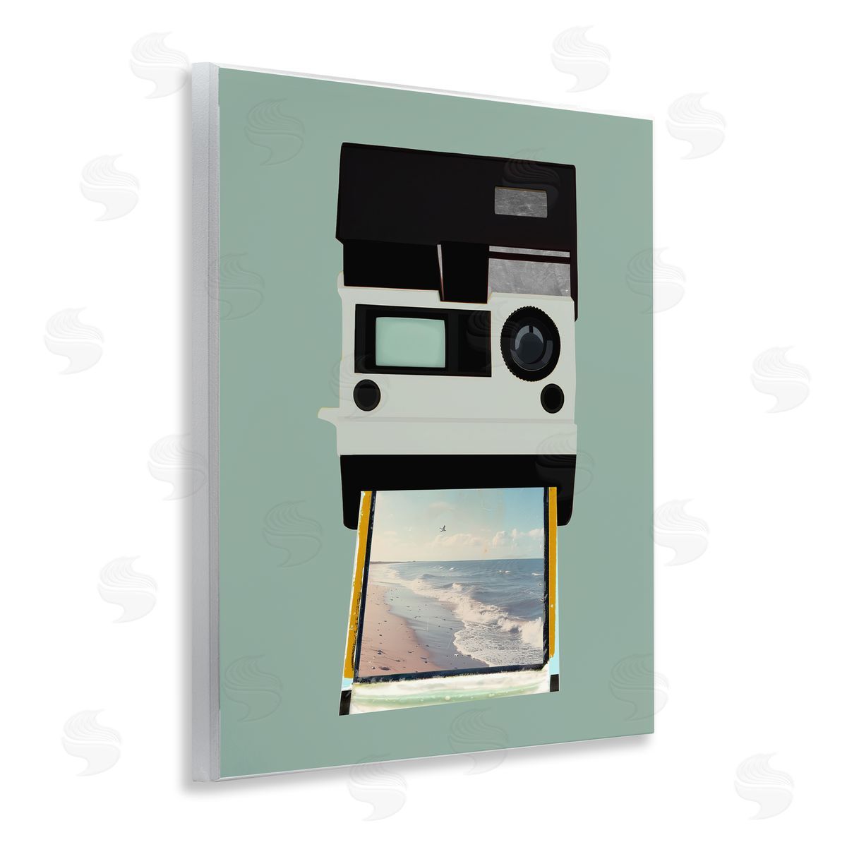 Annabelle Hall Beach Trip Vintage Camera Canvas Wall Art Print
