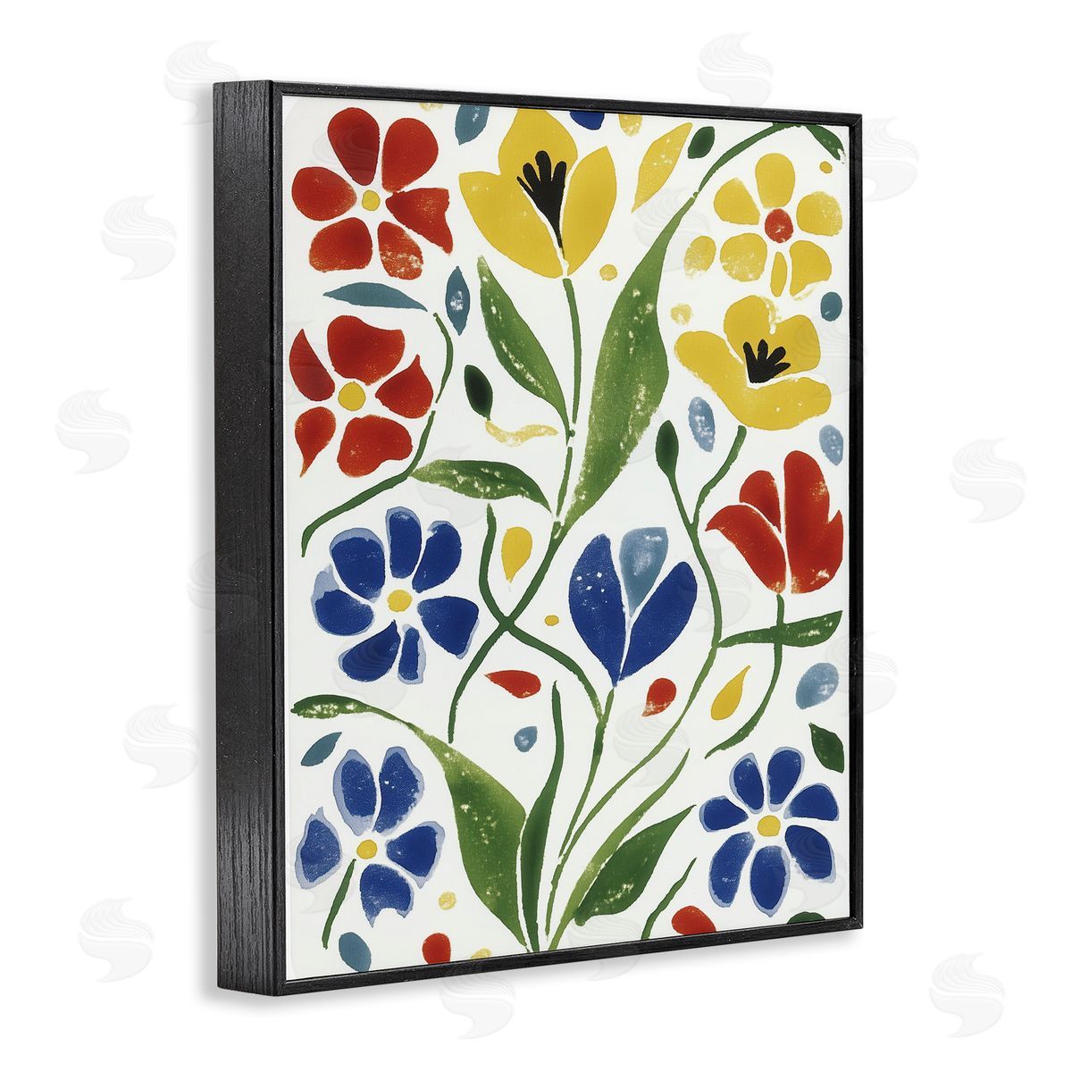 Annabelle Hall Scandinavian Garden Flowers Canvas Wall Art Print