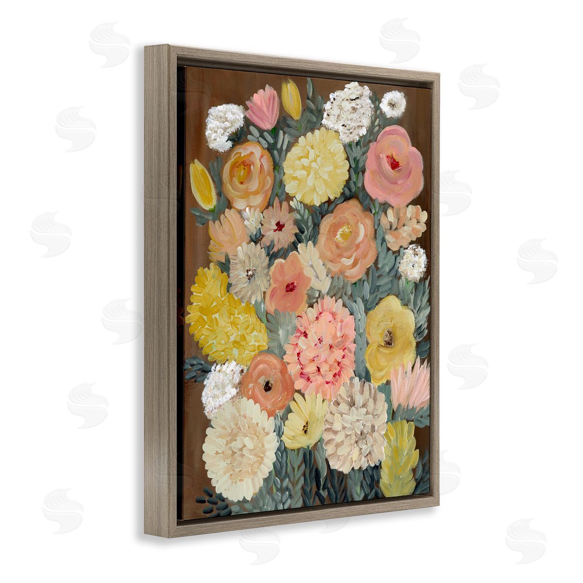 Kristal Clifford Blossom Delight Assortment Canvas Wall Art Print