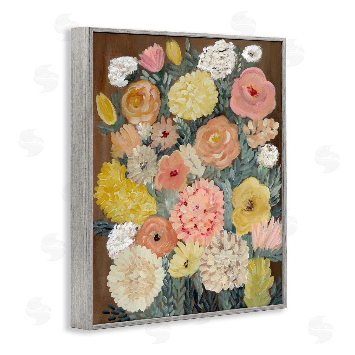 Kristal Clifford Blossom Delight Assortment Canvas Wall Art Print