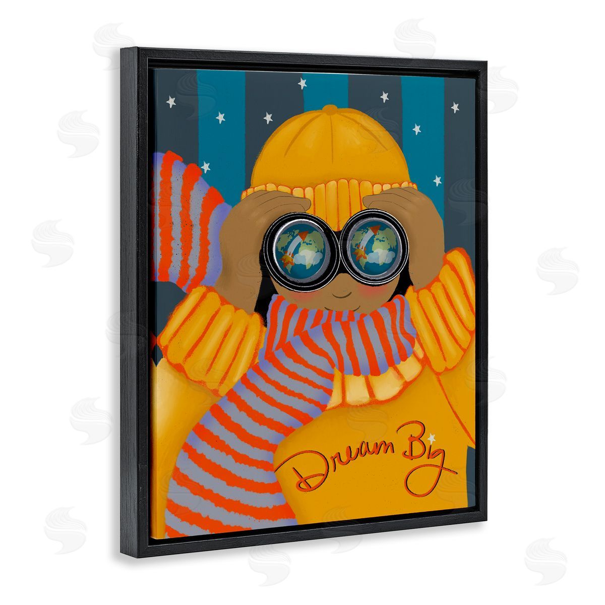 Lori Mosley Dream Big with Binoculars Canvas Wall Art Print