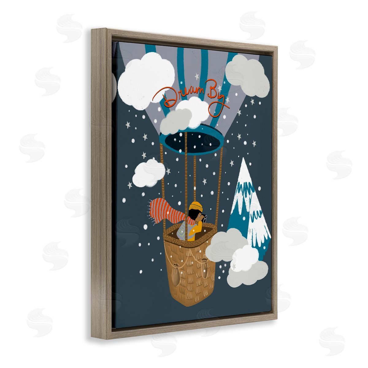 Lori Mosley Dream Big Balloon View Canvas Wall Art Print