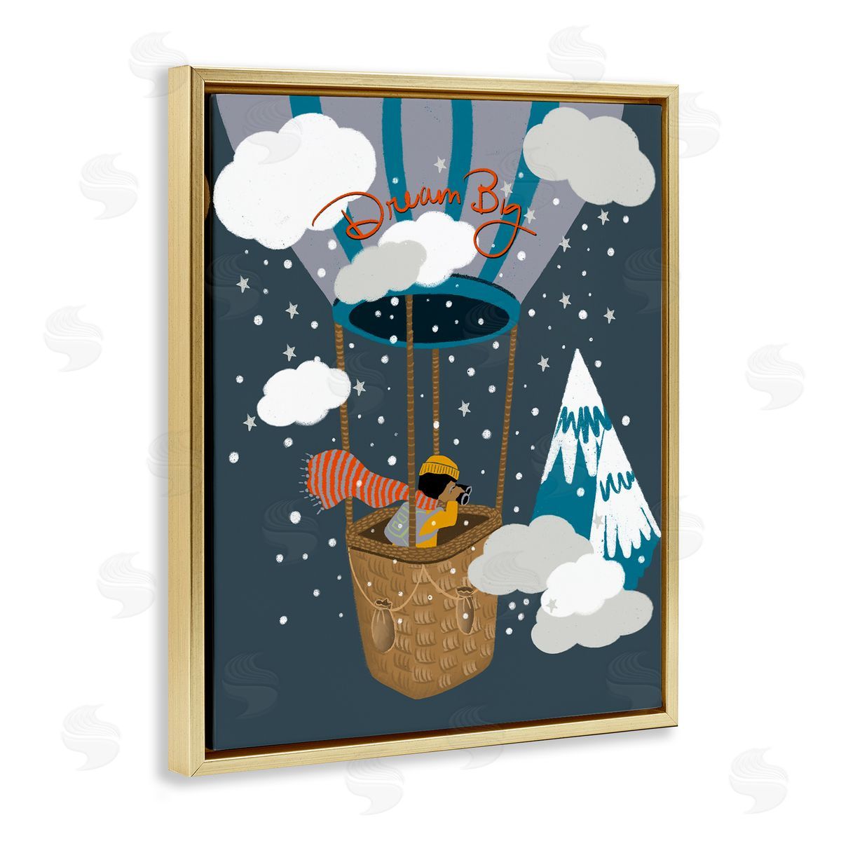Lori Mosley Dream Big Balloon View Canvas Wall Art Print