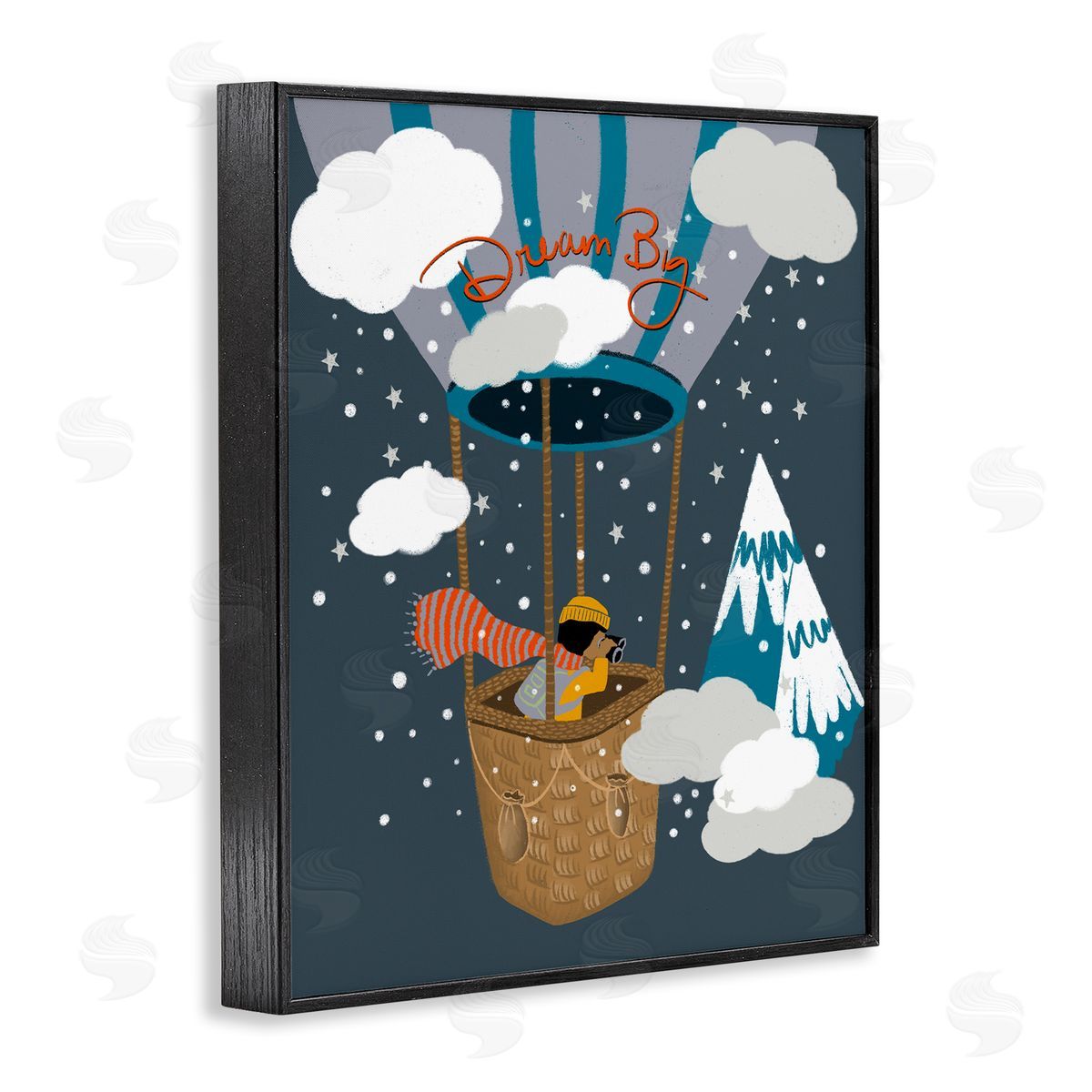 Lori Mosley Dream Big Balloon View Canvas Wall Art Print