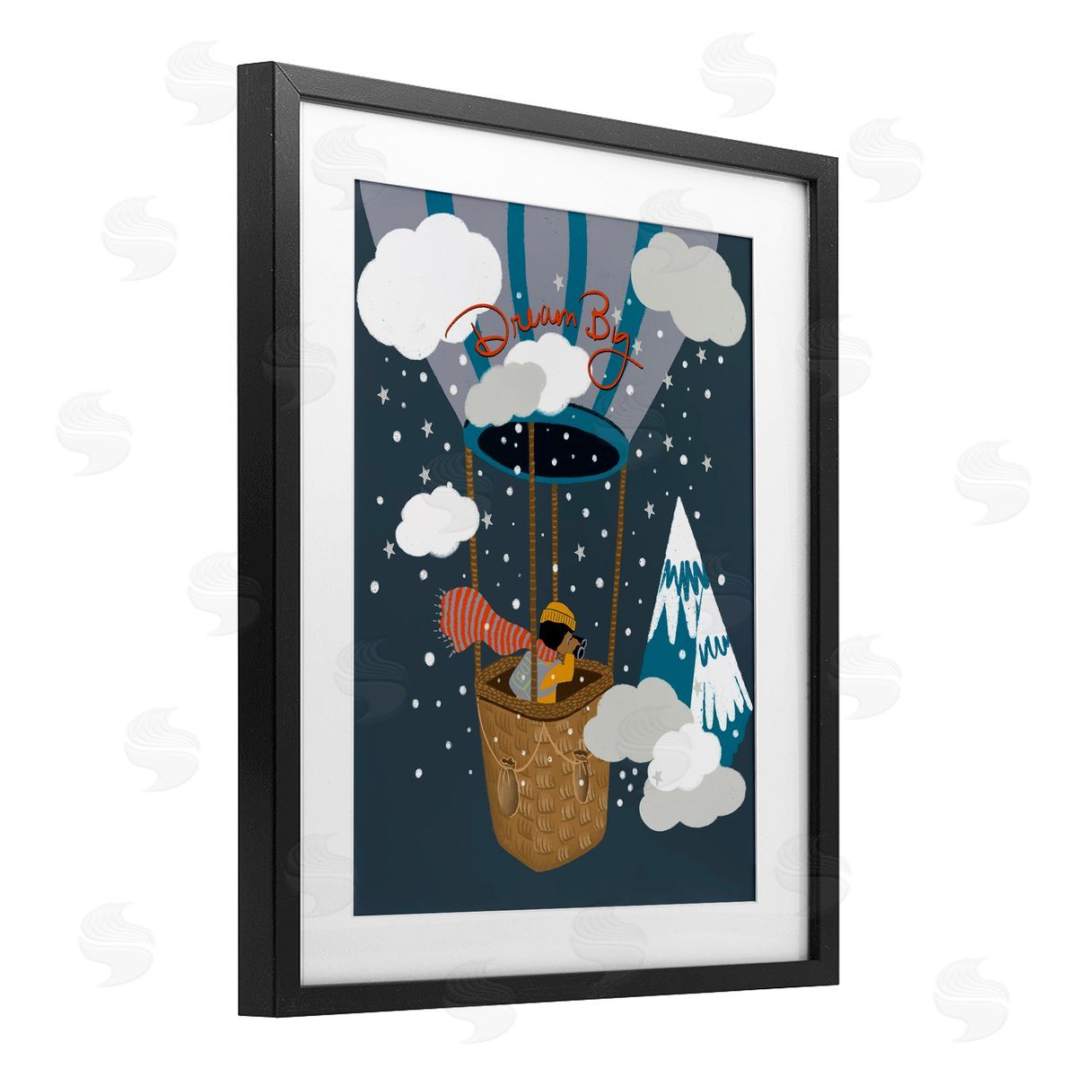 Lori Mosley Dream Big Balloon View Canvas Wall Art Print