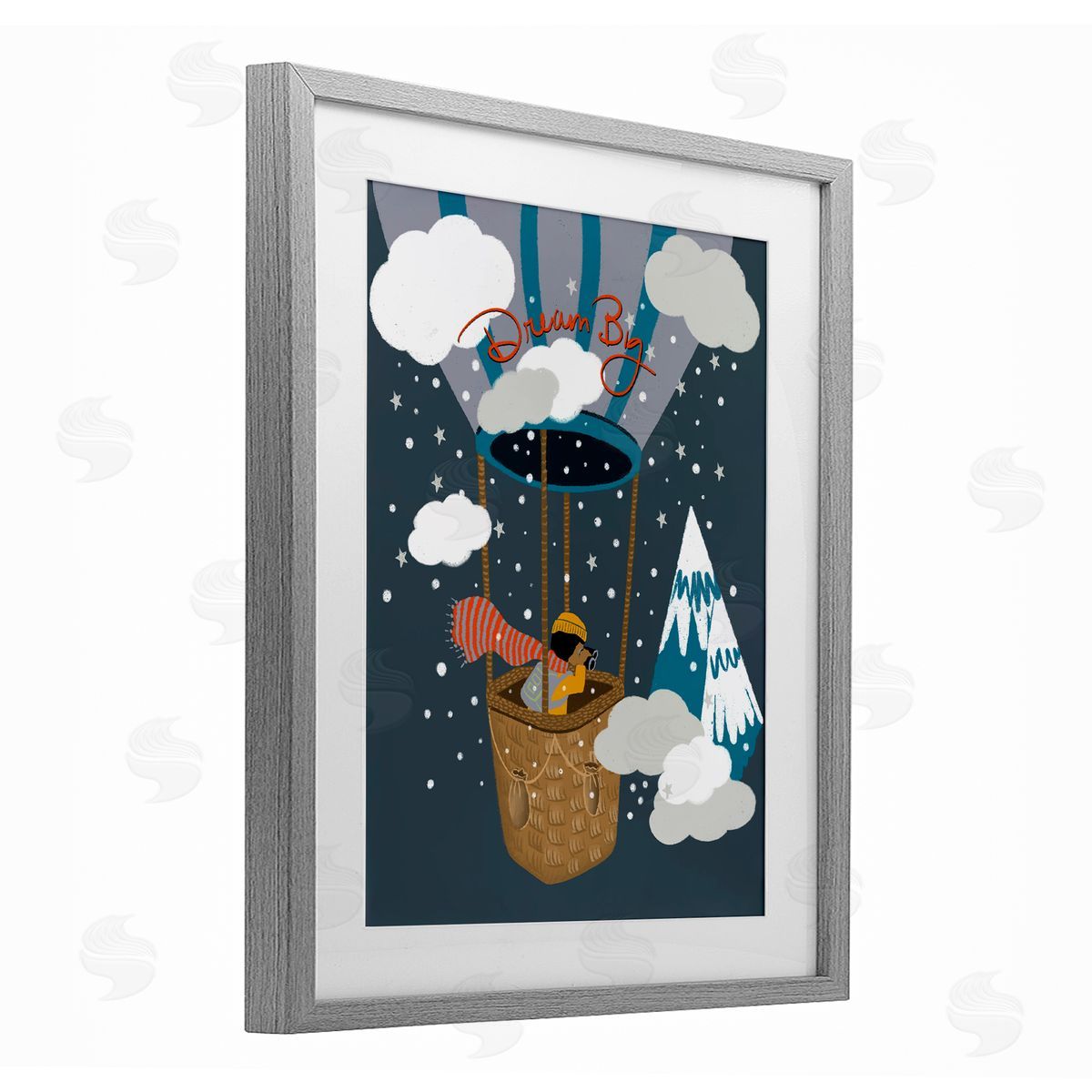 Lori Mosley Dream Big Balloon View Canvas Wall Art Print