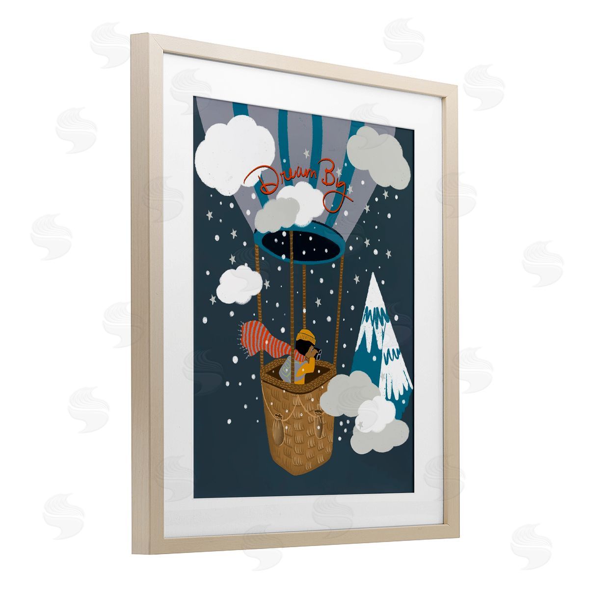 Lori Mosley Dream Big Balloon View Canvas Wall Art Print
