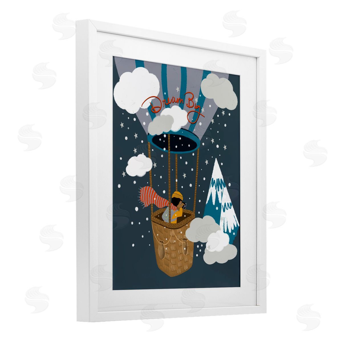 Lori Mosley Dream Big Balloon View Canvas Wall Art Print