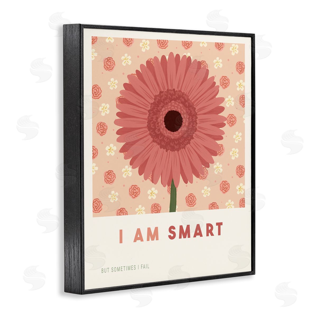 Courtney Haley Gerber Daisy I Am Smart Canvas Wall Art Print