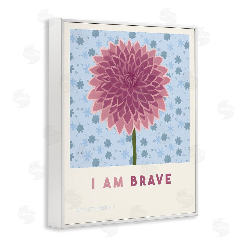 Courtney Haley | Dahlia I Am Brave Affirmation
