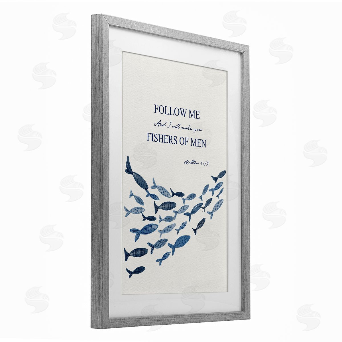 Yen Follow Me Fishers Of Men Canvas Wall Art Print