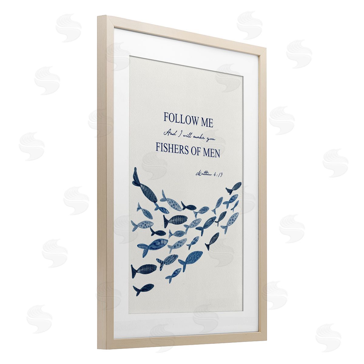 Yen Follow Me Fishers Of Men Canvas Wall Art Print