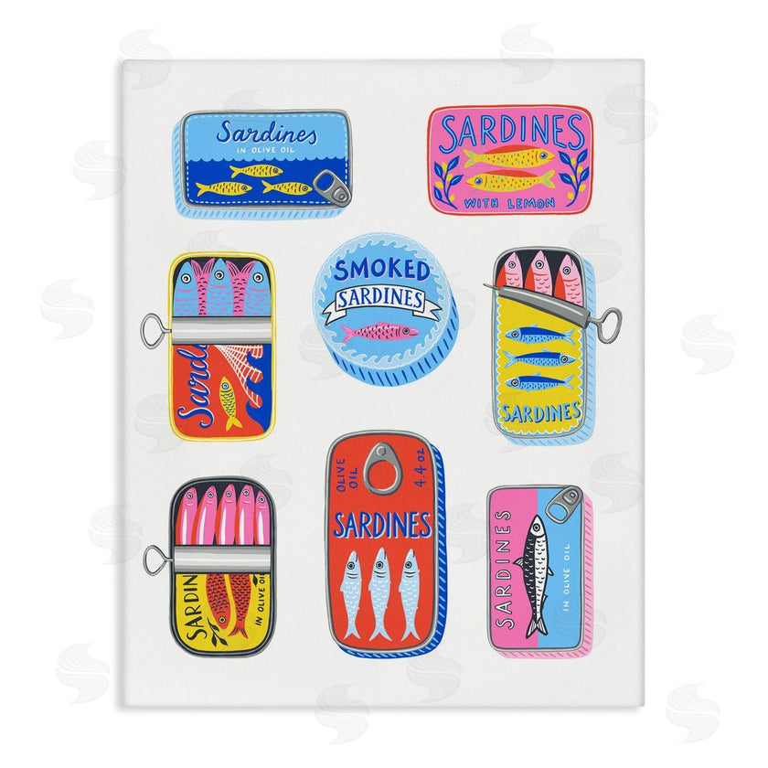 Bex Morley Design | Bright & Pastel Sardine Tins