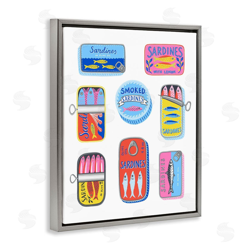 Bex Morley Design | Bright & Pastel Sardine Tins