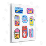 Bex Morley Design | Bright & Pastel Sardine Tins