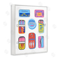 Bex Morley Design | Bright & Pastel Sardine Tins
