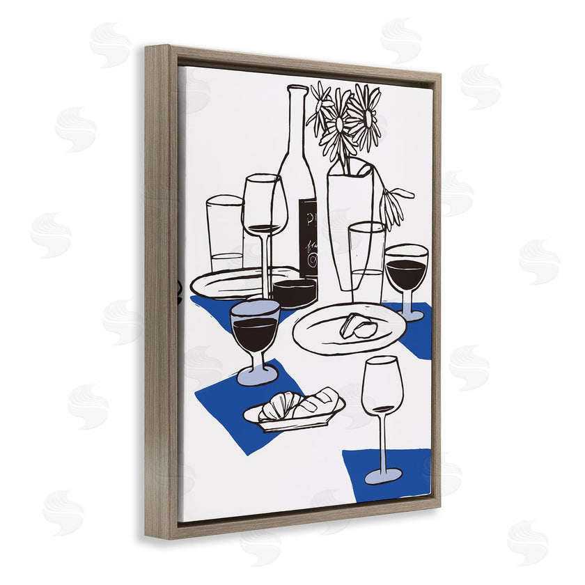 Hannah Beisang | Wine & Bread Table Setting