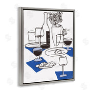 Hannah Beisang | Wine & Bread Table Setting