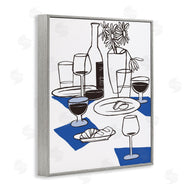 Hannah Beisang | Wine & Bread Table Setting