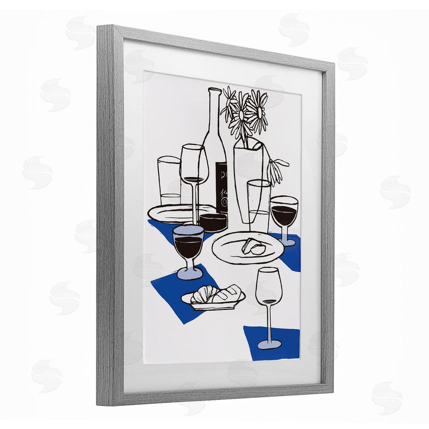 Hannah Beisang | Wine & Bread Table Setting