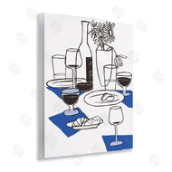 Hannah Beisang | Wine & Bread Table Setting