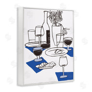 Hannah Beisang | Wine & Bread Table Setting