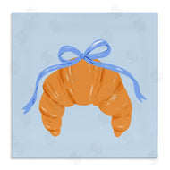 Krissy Mast | Blue Bow Croissant