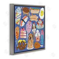 Krissy Mast | Dog Foods Puzzle Illustration