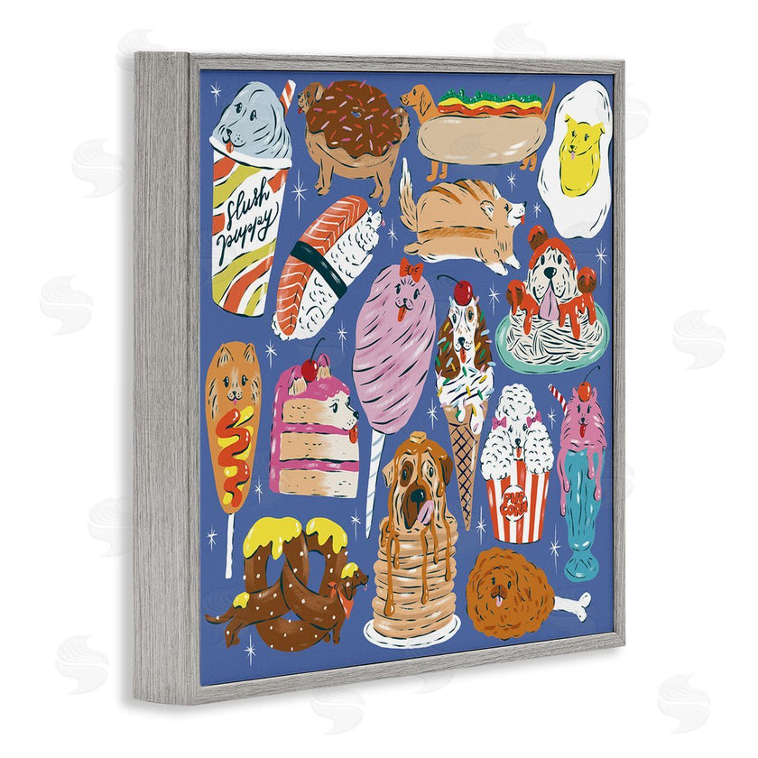 Krissy Mast | Dog Foods Puzzle Illustration