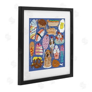 Krissy Mast | Dog Foods Puzzle Illustration