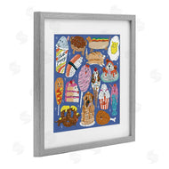 Krissy Mast | Dog Foods Puzzle Illustration