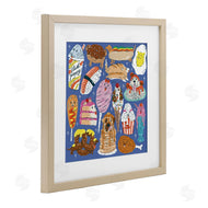 Krissy Mast | Dog Foods Puzzle Illustration
