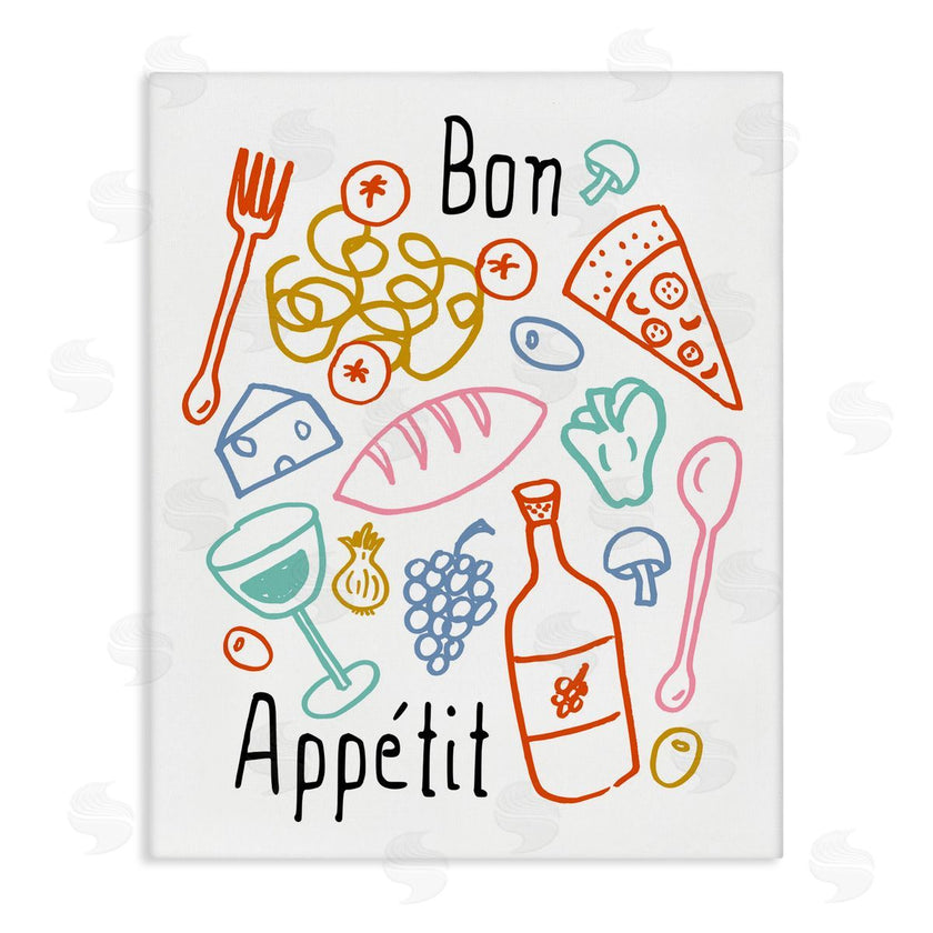 Heather Dutton | Bon Appetit Colorful Sketches
