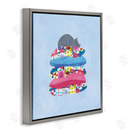Planet Cat by Angie Rozelaar | Cozy Sleeping Cat on Pillows