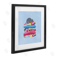 Planet Cat by Angie Rozelaar | Cozy Sleeping Cat on Pillows