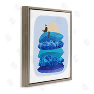 Planet Cat by Angie Rozelaar | Cozy Sleeping Siamese Cat