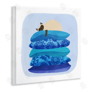 Planet Cat by Angie Rozelaar | Cozy Sleeping Siamese Cat