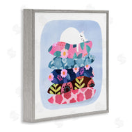 Planet Cat by Angie Rozelaar | Sleepy Cat on Patterned Pillows