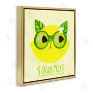 Planet Cat by Angie Rozelaar | Sourpuss Lemon Cat