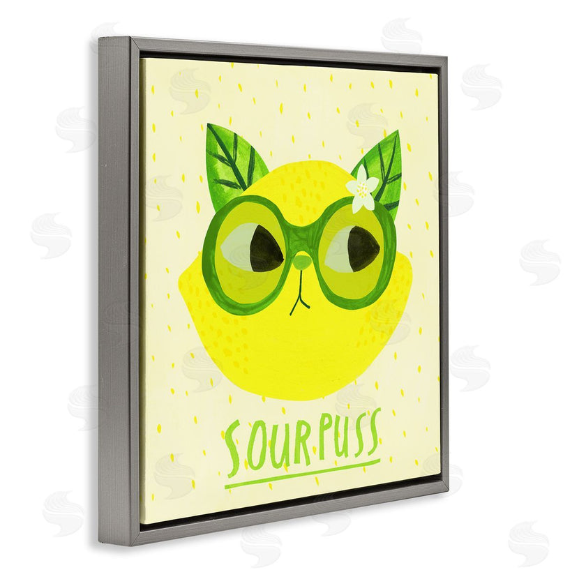 Planet Cat by Angie Rozelaar | Sourpuss Lemon Cat