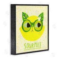 Planet Cat by Angie Rozelaar | Sourpuss Lemon Cat