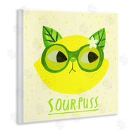 Planet Cat by Angie Rozelaar | Sourpuss Lemon Cat