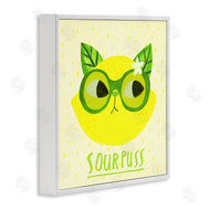 Planet Cat by Angie Rozelaar | Sourpuss Lemon Cat