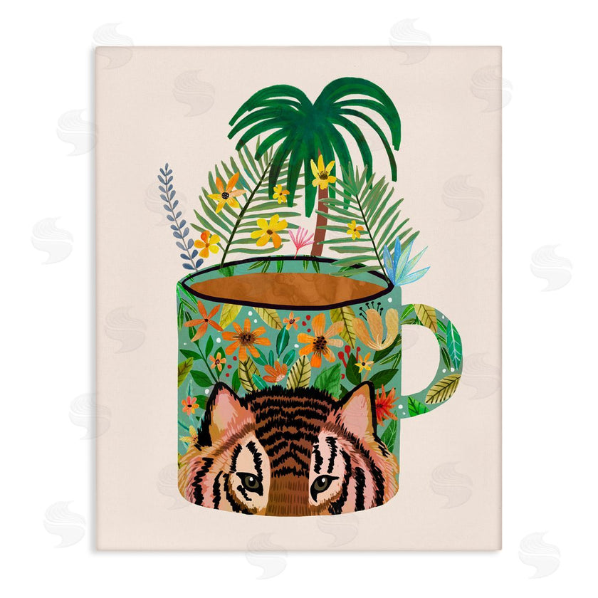 Mia Charro | Tropical Mug with Tiger