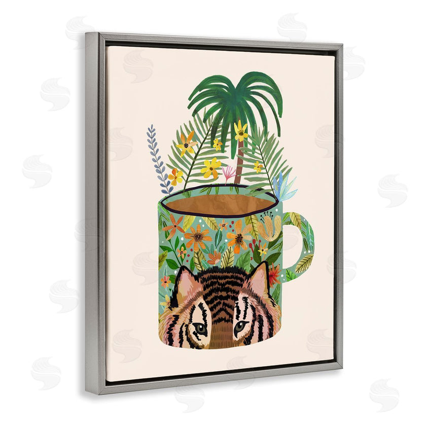 Mia Charro | Tropical Mug with Tiger