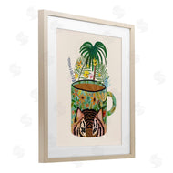 Mia Charro | Tropical Mug with Tiger