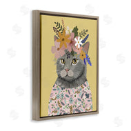 Mia Charro | Spring Cat Floral Portrait