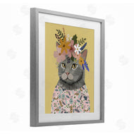 Mia Charro | Spring Cat Floral Portrait