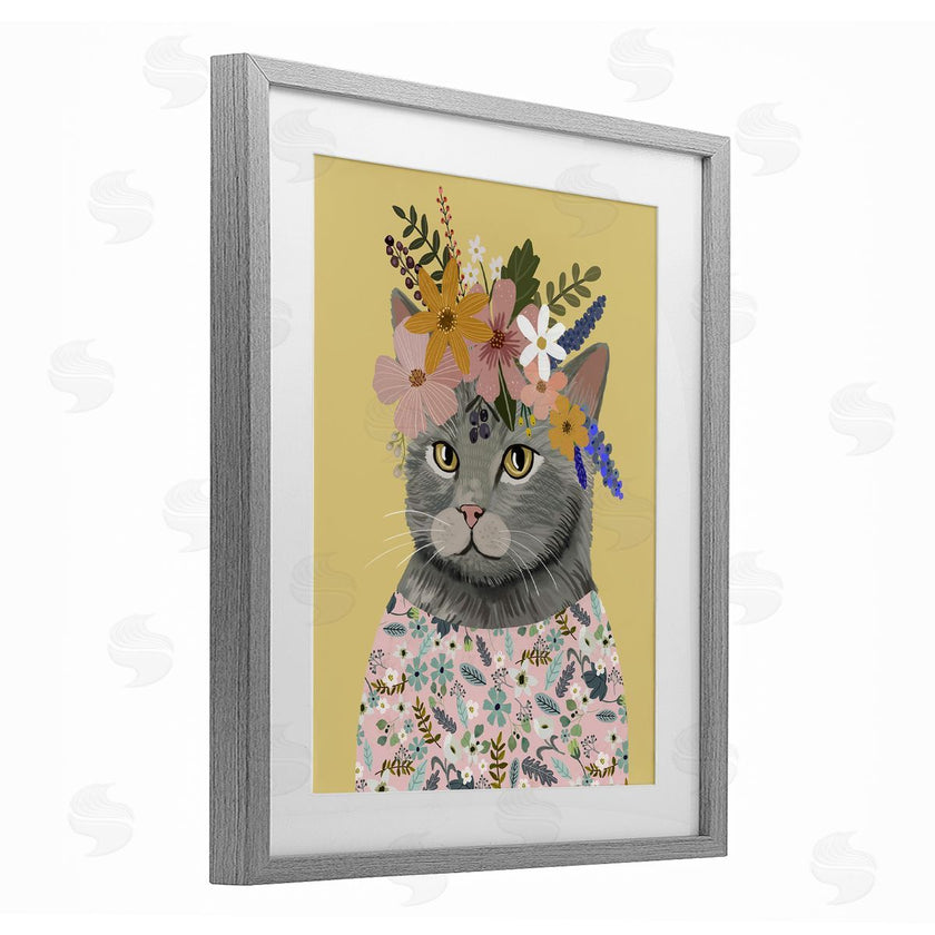 Mia Charro | Spring Cat Floral Portrait