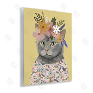 Mia Charro | Spring Cat Floral Portrait